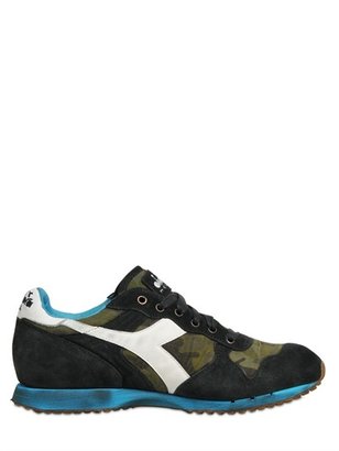 Diadora Heritage - "Trident" Stone Washed Running Sneakers