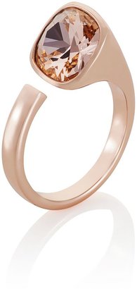 Aurora 18ct rose gold plated Cut pink Kailua ring