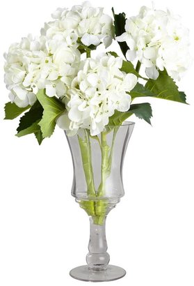 Laurence Llewellyn Bowen 4 Hydrangeas In a Tall Glass Vase