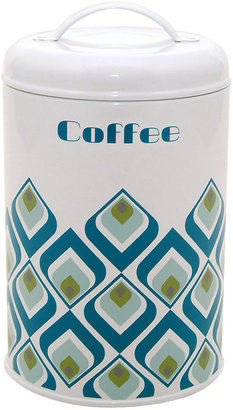 Peacock Coffee Canister