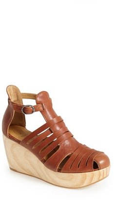 Coclico 'Heart' Strappy Leather Wedge Sandal (Women)