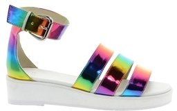 ASOS FABULOUS Flatform Sandals - rainbow
