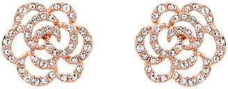 Finesse Swarovski Crystal Flower Stud Earrings
