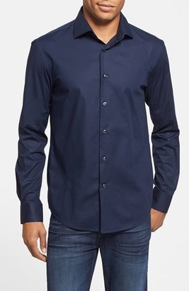 Kenneth Cole New York Collection Trim Fit Stretch Woven Sport Shirt