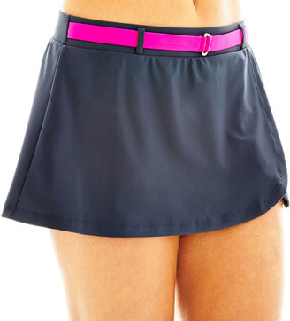 Free Country Belted Skirted Swim Bottoms