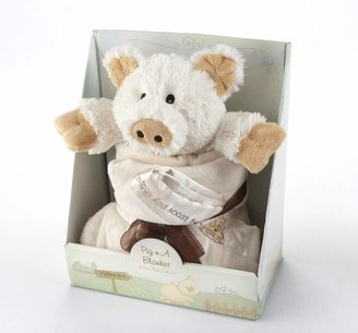 Baby Aspen Pig-n-A Blanket Gift Set, 2-Piece