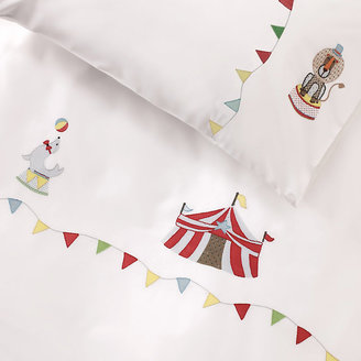 The White Company Circus cot bed pillowcase