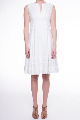 Kate Spade Embroidered Linen Dress