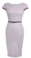 Dorothy Perkins Womens **Another Label Snake Panel Bodycon- White