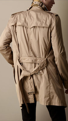Burberry Mid-Length Lightweight Trench Coat
