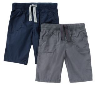 Marks and Spencer Indigo Collection 2 Pack Pure Cotton Shorts (1-7 Years)