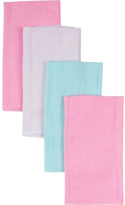 Gerber 4 Pack Prefold Birdseye Solid Diaper, Pink