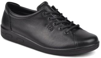 Ecco Women's Soft Ii Lace-Up Trainers In Black - Size 3.5