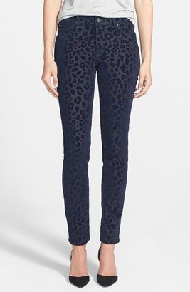 True Religion 'Halle' Leopard Print Skinny Pants