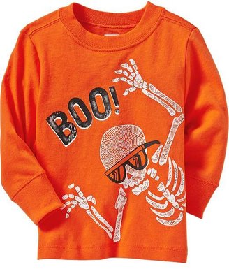 Old Navy "Boo!" Skeleton Tees for Baby