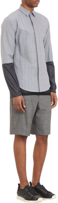 Public School Combo Houndstooth Check Shirt