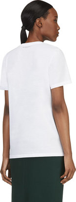 Burberry White Paris Landmark T-Shirt