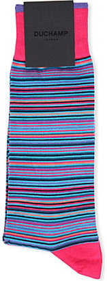 Duchamp Platinum stripe socks - for Men