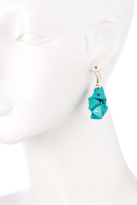 Zooey Cam & Turquoise Stone Earrings