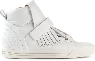 Marc Jacobs fringed hi-top sneakers