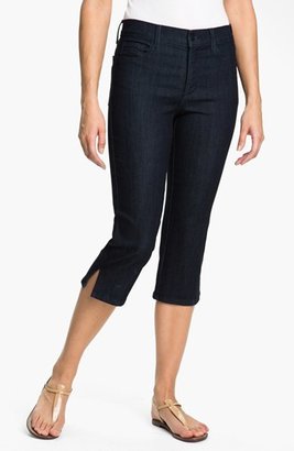NYDJ 'Nanette' Stretch Crop Jeans (Dark Enzyme) (Petite)