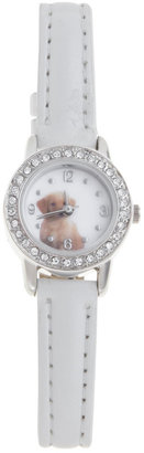 F&F Puppy Diamanté Watch