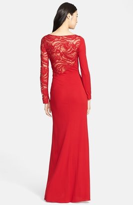 Emilio Pucci Lace Contrast Jersey Gown