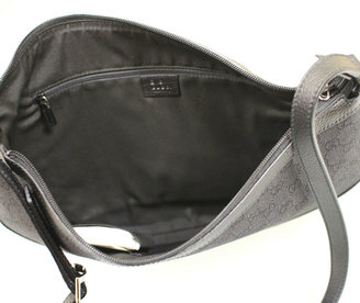 Gucci NEW Authentic Canvas Crossbody Messenger BAG Handbag Large Black 272380