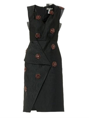 Erdem Ayumi embellished cloqué dress