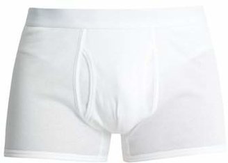 Sunspel Cotton Jersey Boxer Trunks - Mens - White