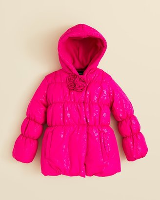 Rothschild Girls' Embossed Bubble Jacket - Sizes 2T-4T