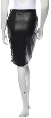 Balenciaga Leather Skirt w/ Tags