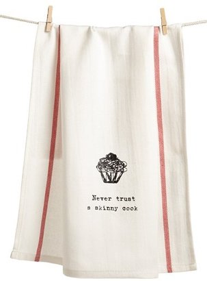 Second Nature By Hand 'Never Trust a Skinny Cook' Towel
