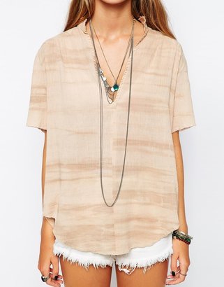 Zadig & Voltaire and Voltaire Tassy Tunic Top in Tie Dye