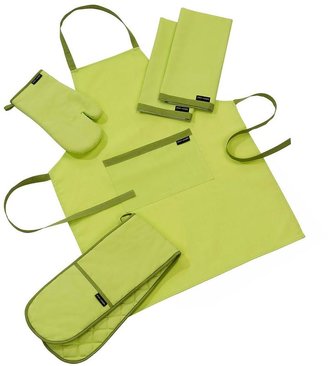 Plain And Simple Kitchen Textile Set - Lime