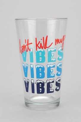 Urban Outfitters Vibes Pint Glass