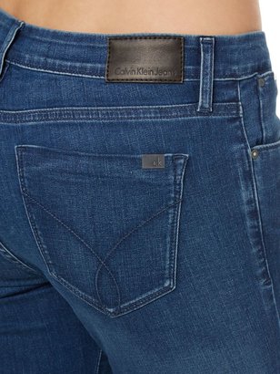 Calvin Klein Mid rise slim jeans in satin mid stretch