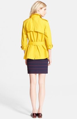 Band Of Outsiders Belted A-Line Trench Coat