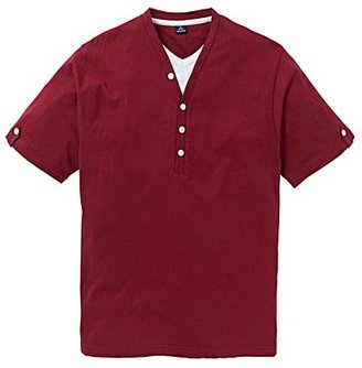 Jacamo Wine Layered T-Shirt Regular