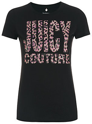 Juicy Couture Leopard Logo T-Shirt