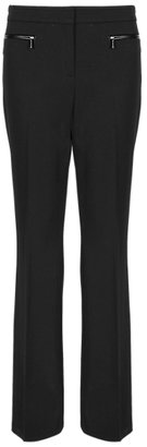 Marks and Spencer M&s Collection Zipped Pocket Slim Flare Bootleg Trousers