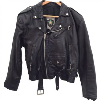 Ventcouvert Black Leather Jacket