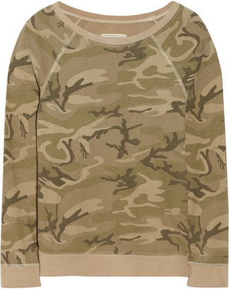Current/Elliott The Letterman camouflage-print cotton-jersey top