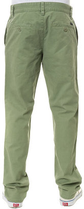 RVCA The All Time Chino Pants In Oil Green