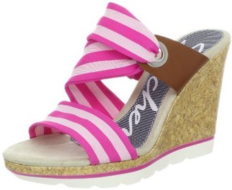 Skechers Womens Cutting Edge Side Bar Clogs And Mules