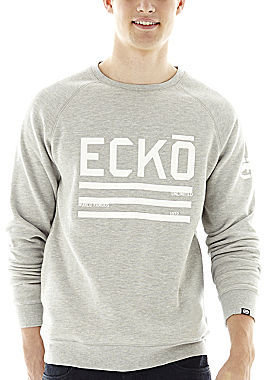 Ecko Unlimited Unltd. Flag-Print Fleece Sweatshirt