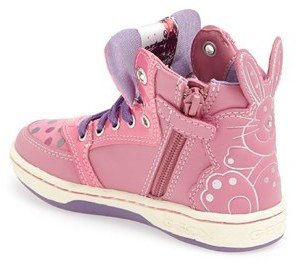 Geox 'RespiraTM - Maniagirl 3' High Top Sneaker (Toddler & Little Kid)