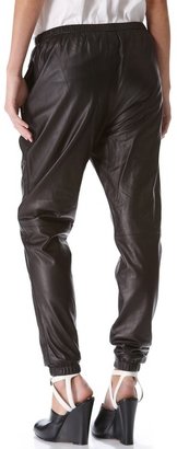 3.1 Phillip Lim Leather Track Pants