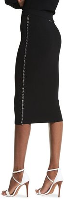 MICHAEL Michael Kors Chain Lace-Up Pencil Skirt