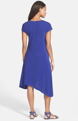 Eileen Fisher Hemp & Organic Cotton Cap Sleeve Shift Dress (Regular & Petite)